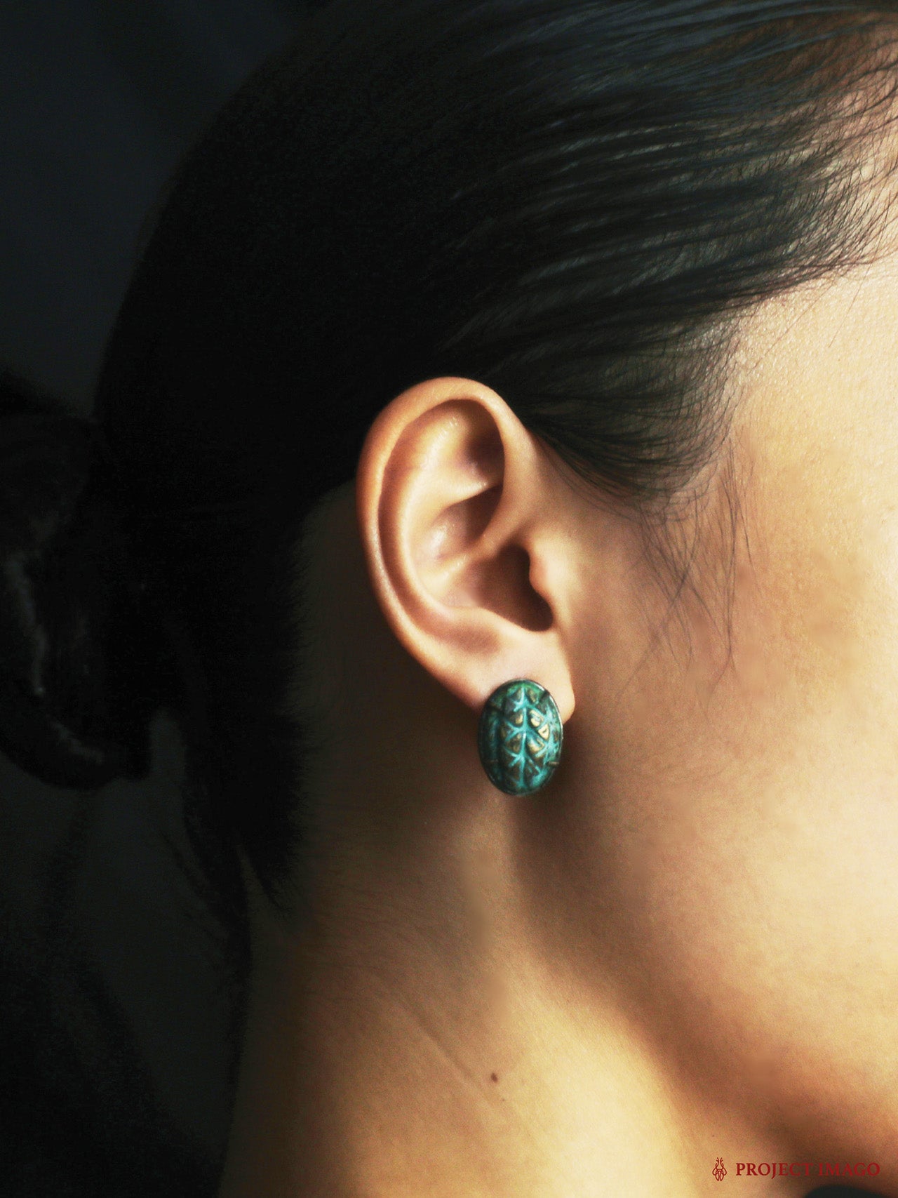 Palm Fruit Earrings Small