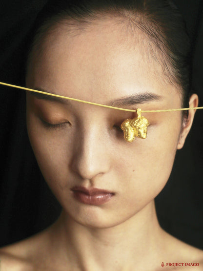 Hand Carved Medusa Choker