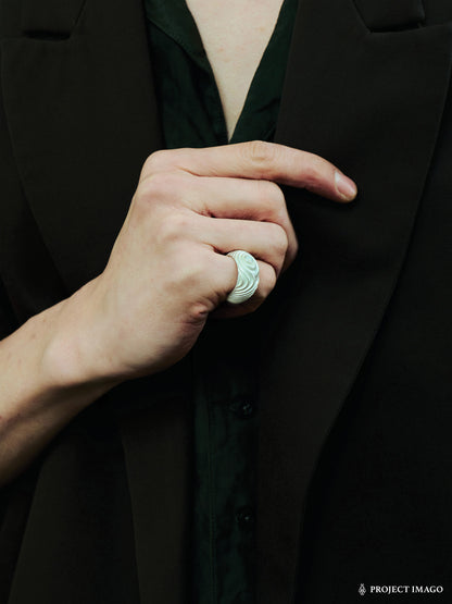 Eye of Jupiter Ring in Opal