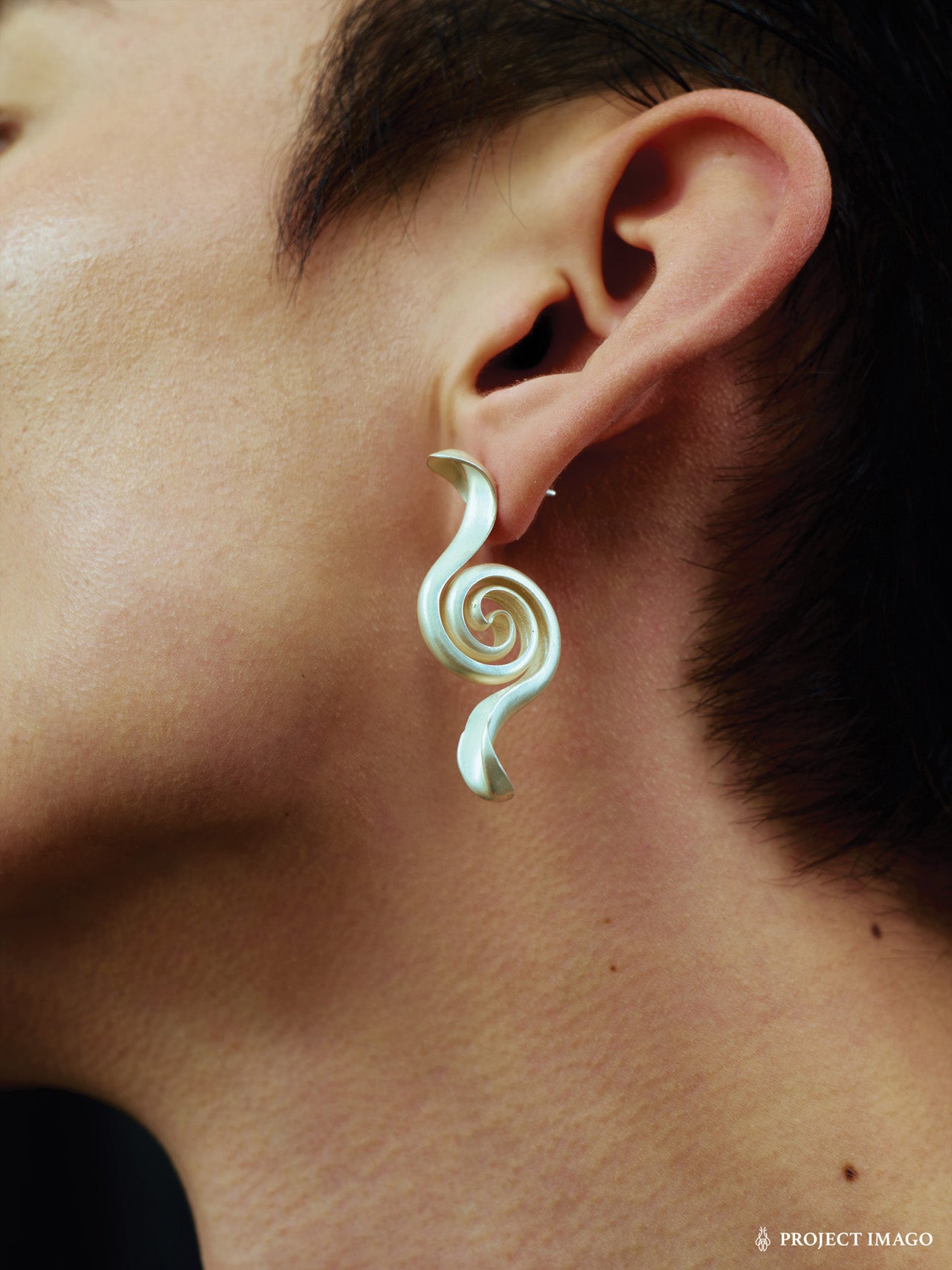 Glass Eel Earrings