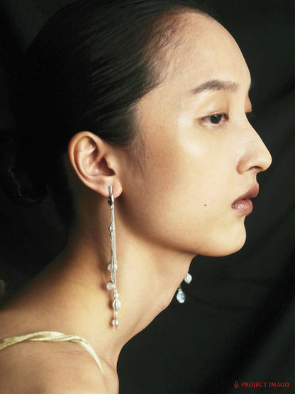 Meteovision Earrings in Agate