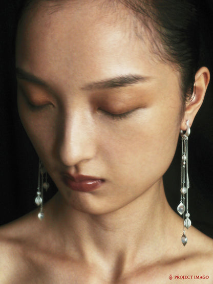 Meteovision Earrings in Agate