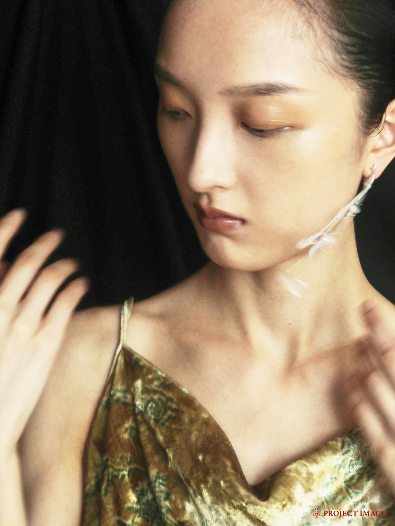 Meteovision Earrings in Agate