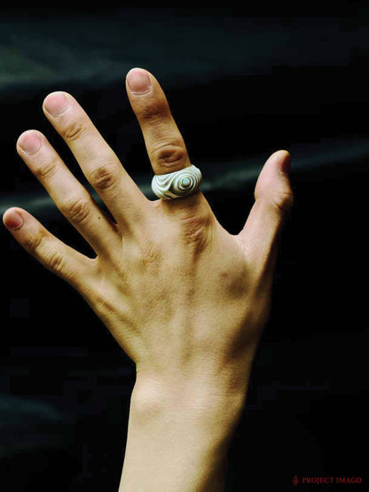 Eye of Jupiter Ring in Opal