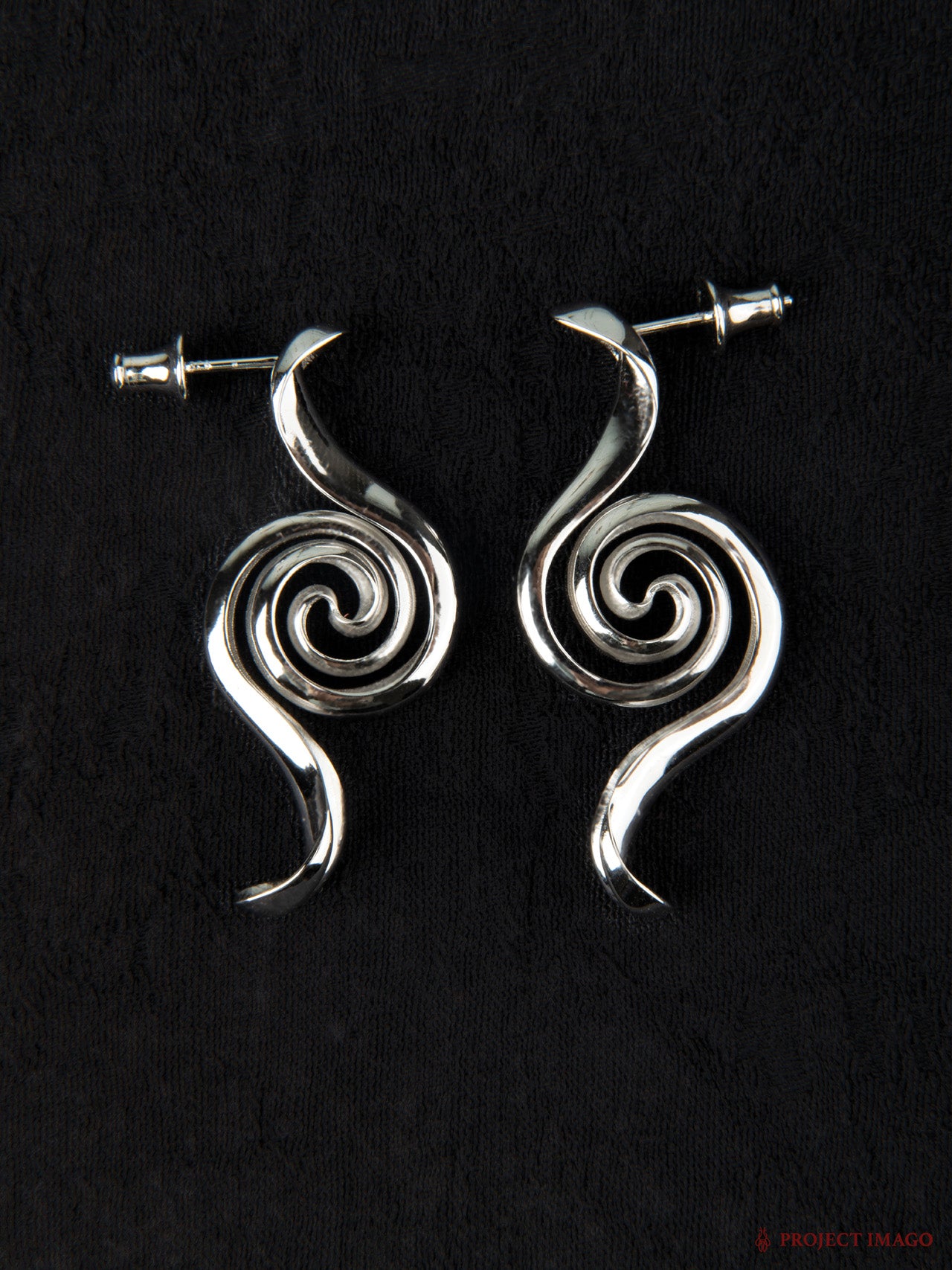 Glass Eel Earrings
