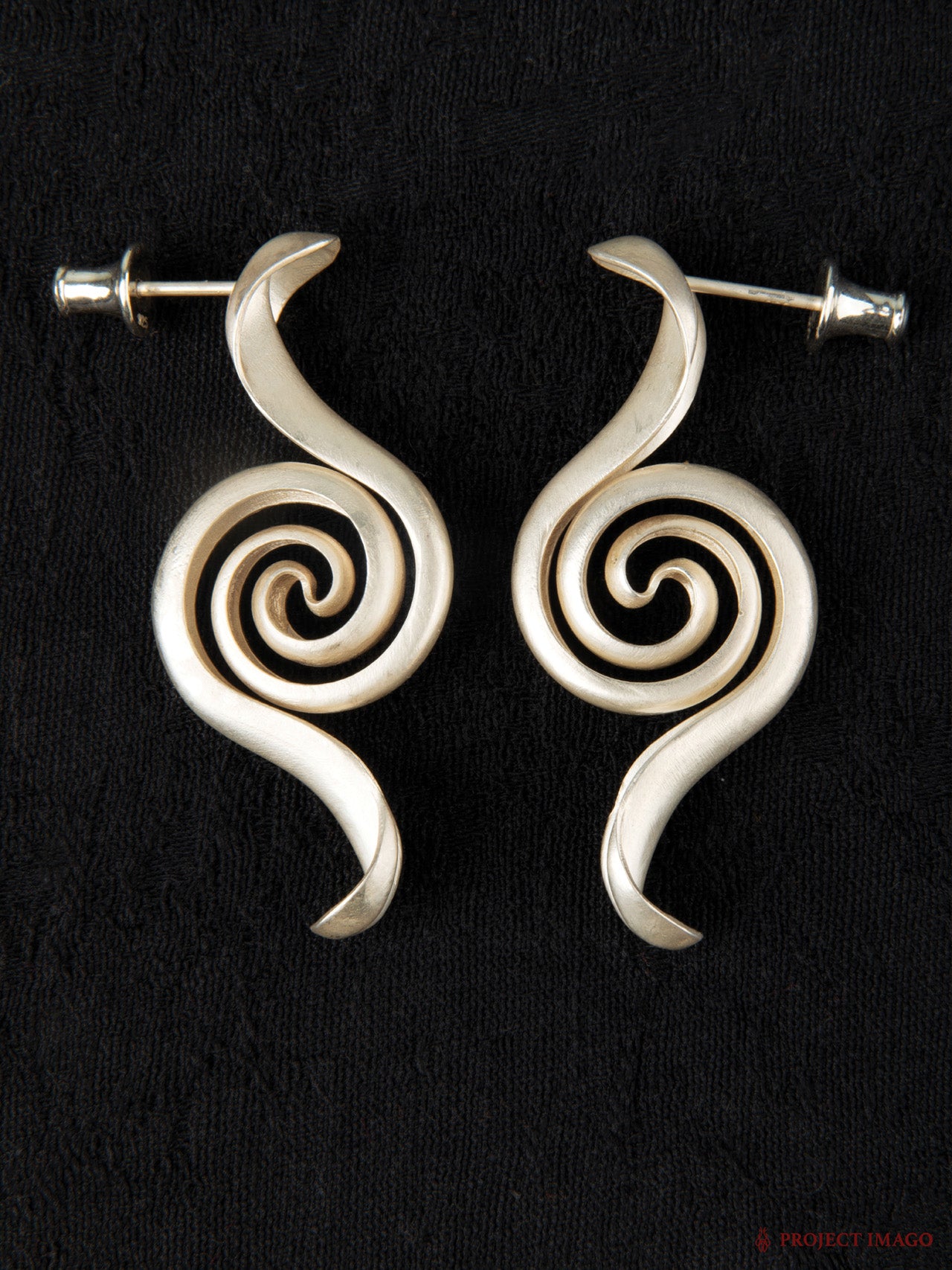 Glass Eel Earrings