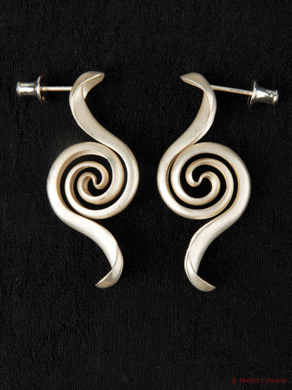 Glass Eel Earrings