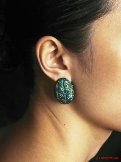 Palm Fruit Earrings Large