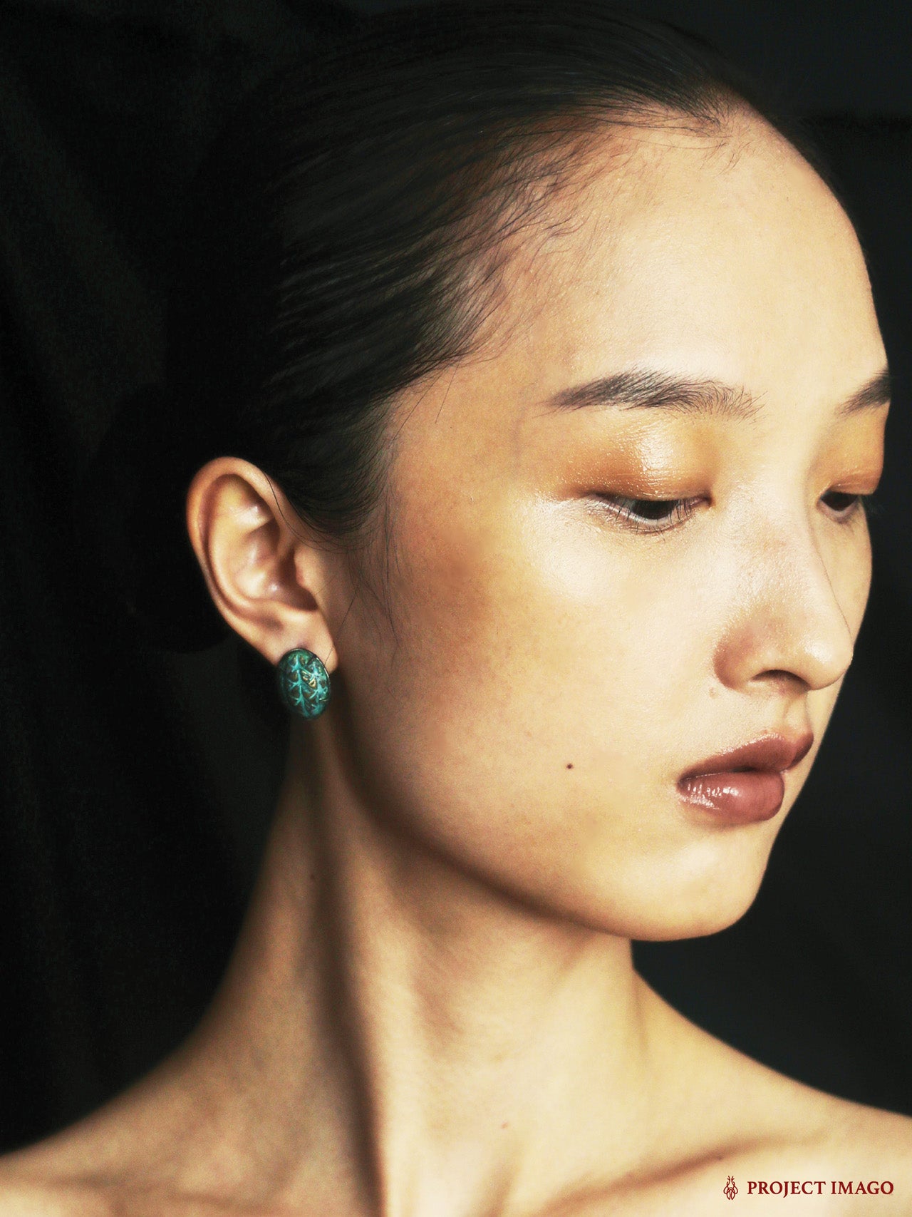 Palm Fruit Earrings Small