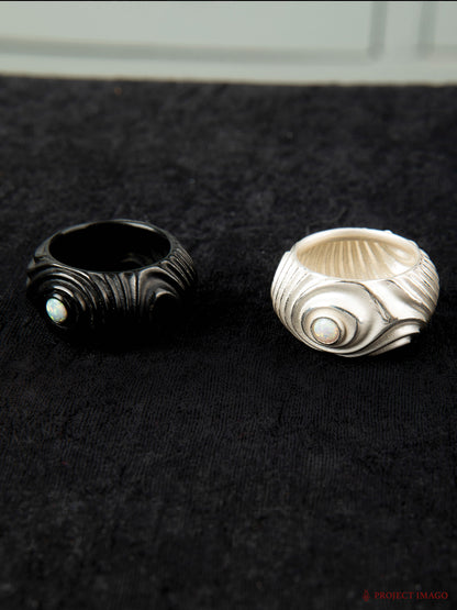 Eye of Jupiter Ring in Opal