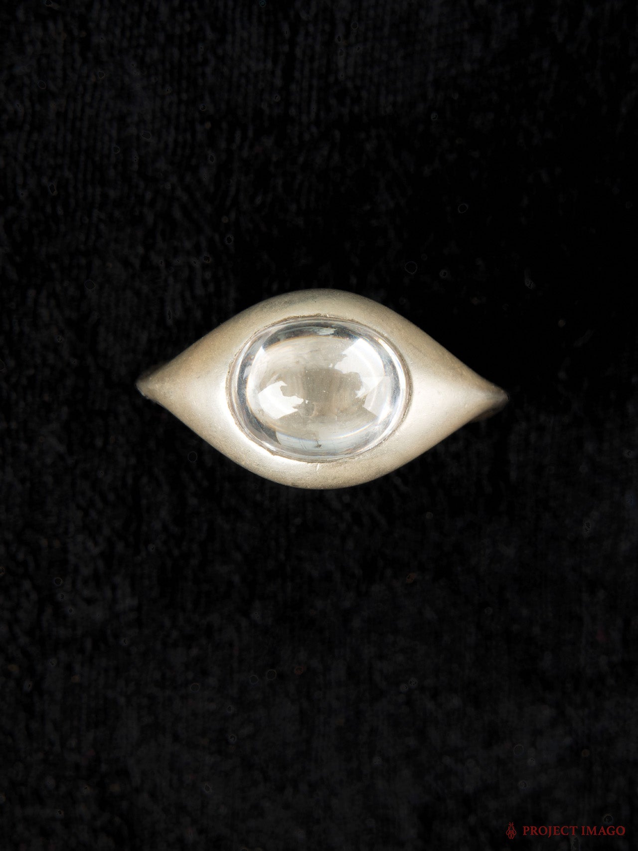 Astrovision Ring in Crystal/Lab Sapphire