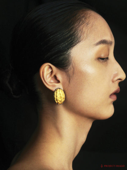 Palm Fruit Earrings Large