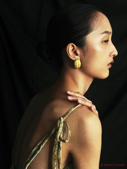 Palm Fruit Earrings Large