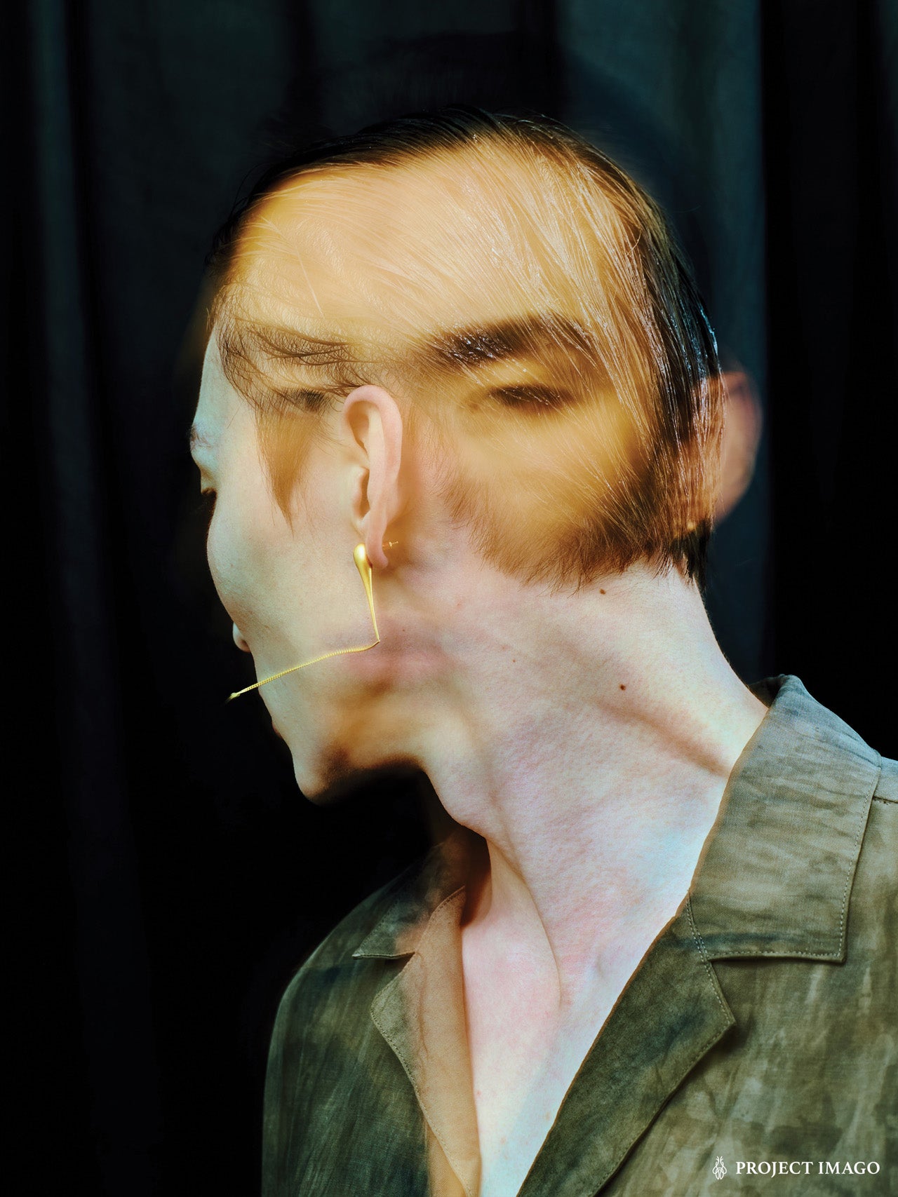 Sardine Earrings in Crystal