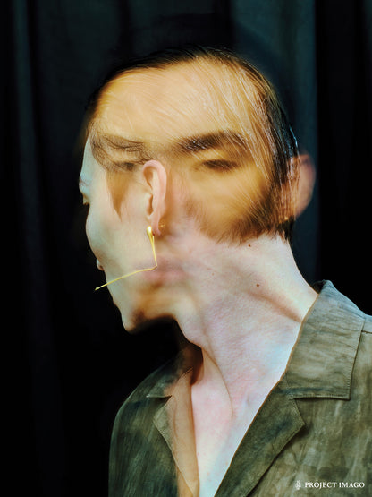 Sardine Earrings in Crystal