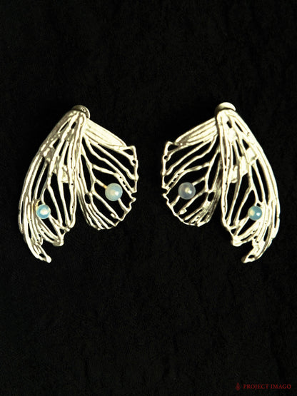 Remnant Earrings in Agate