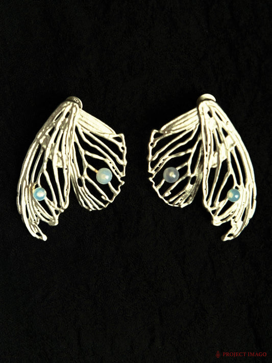 Remnant Earrings in Agate