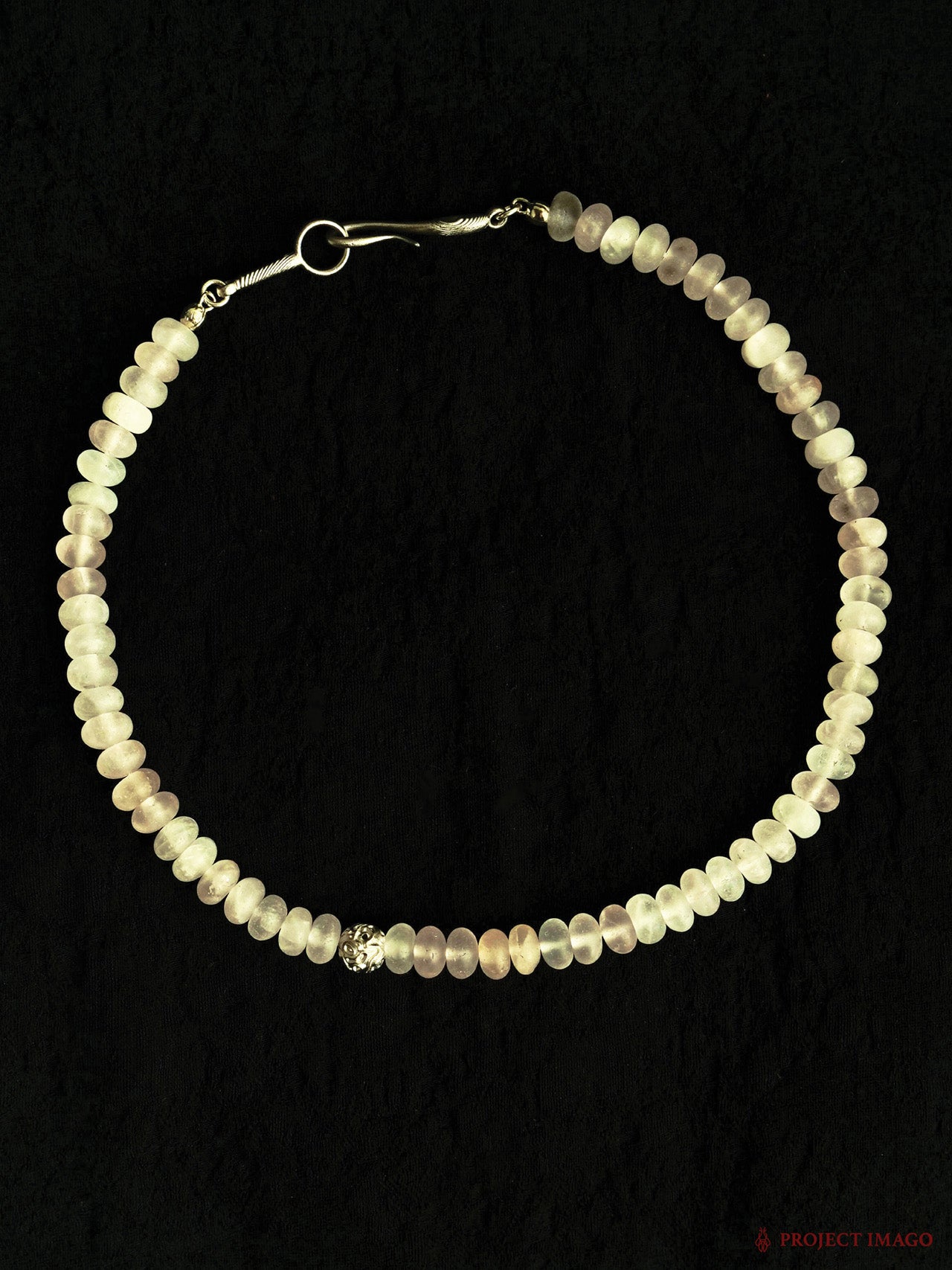 Interference Necklace in Pink Crystal