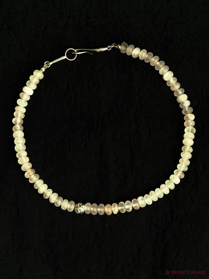 Interference Necklace in Pink Crystal