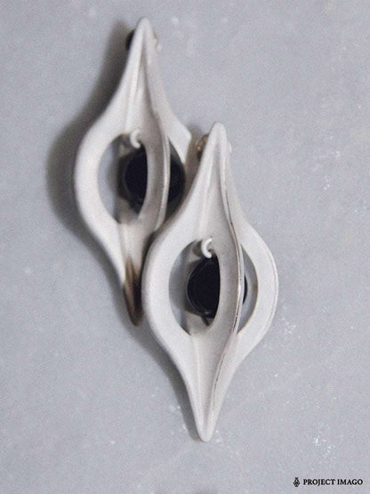 Oblivion Earrings in Onyx