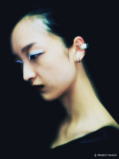 Limbo Ear Cuff  in Moon Stone