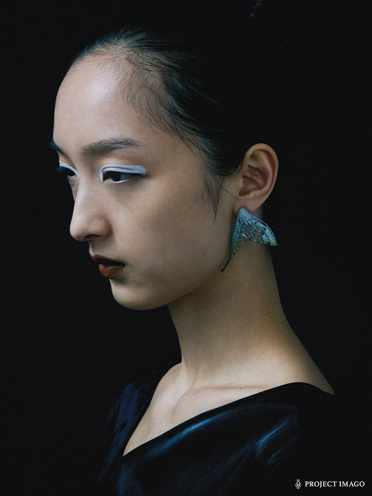 Remnant Earrings in Titanium