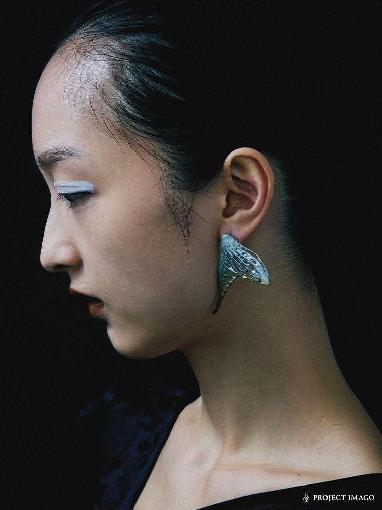 Remnant Earrings in Titanium