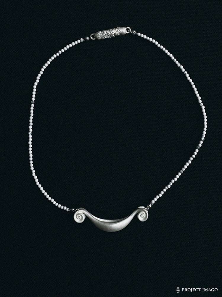 Lyra Pendant in Howlite