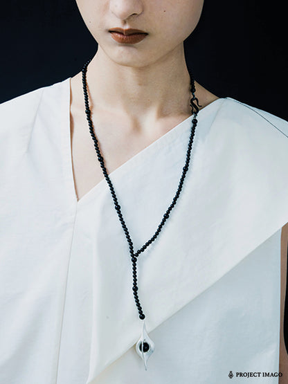 Oblivion Pendant in Black Onyx