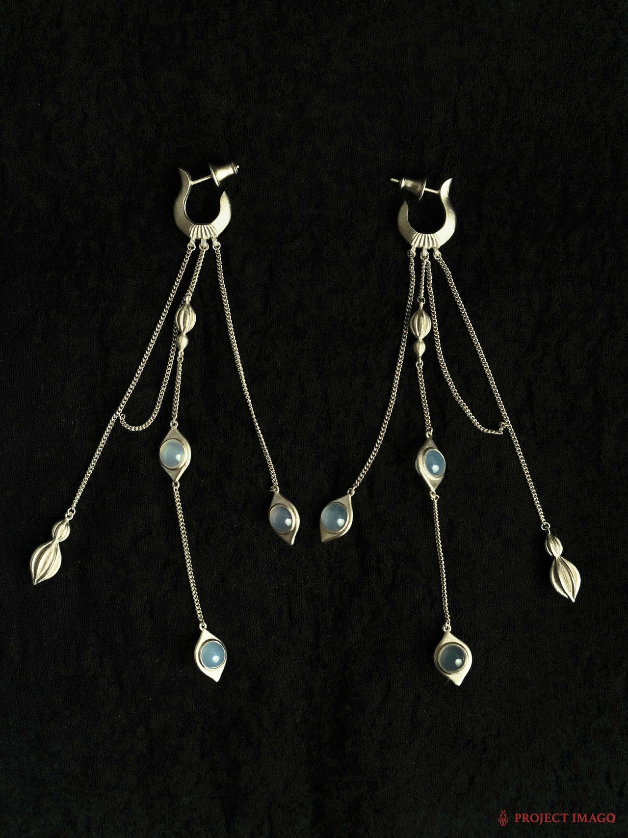 Meteovision Earrings in Agate